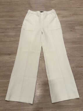 Zara White Trouser Pants